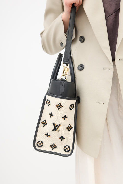 Louis Vuitton Canvas On My Side MM Bag