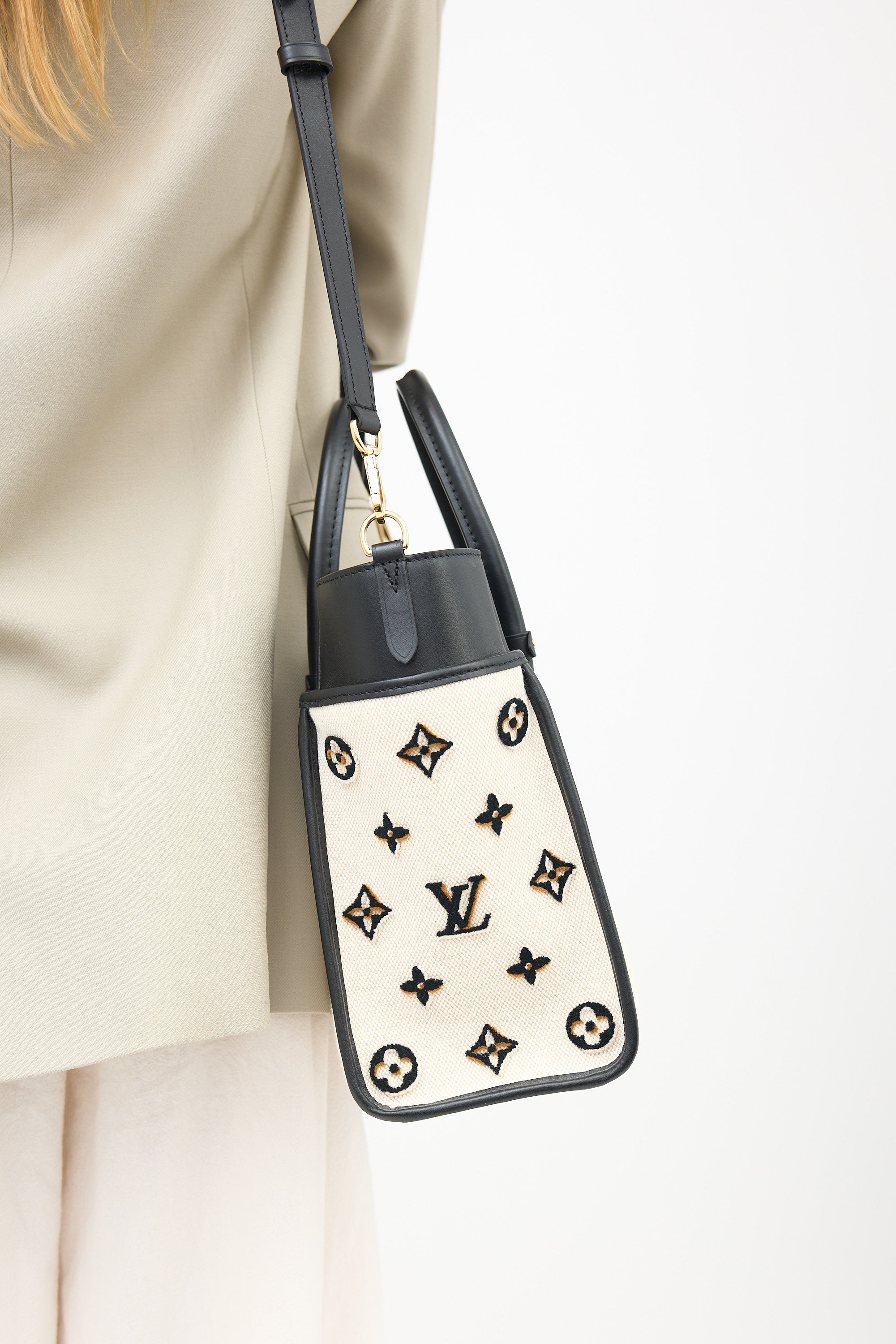 Louis Vuitton Canvas On My Side MM Bag