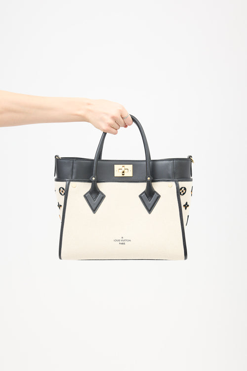 Louis Vuitton Canvas On My Side MM Bag