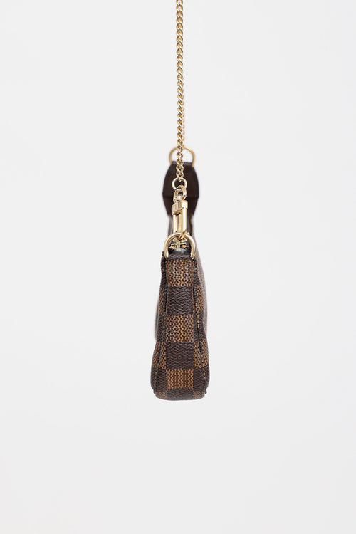 Louis Vuitton Damier Ebene Pochette Mini Bag