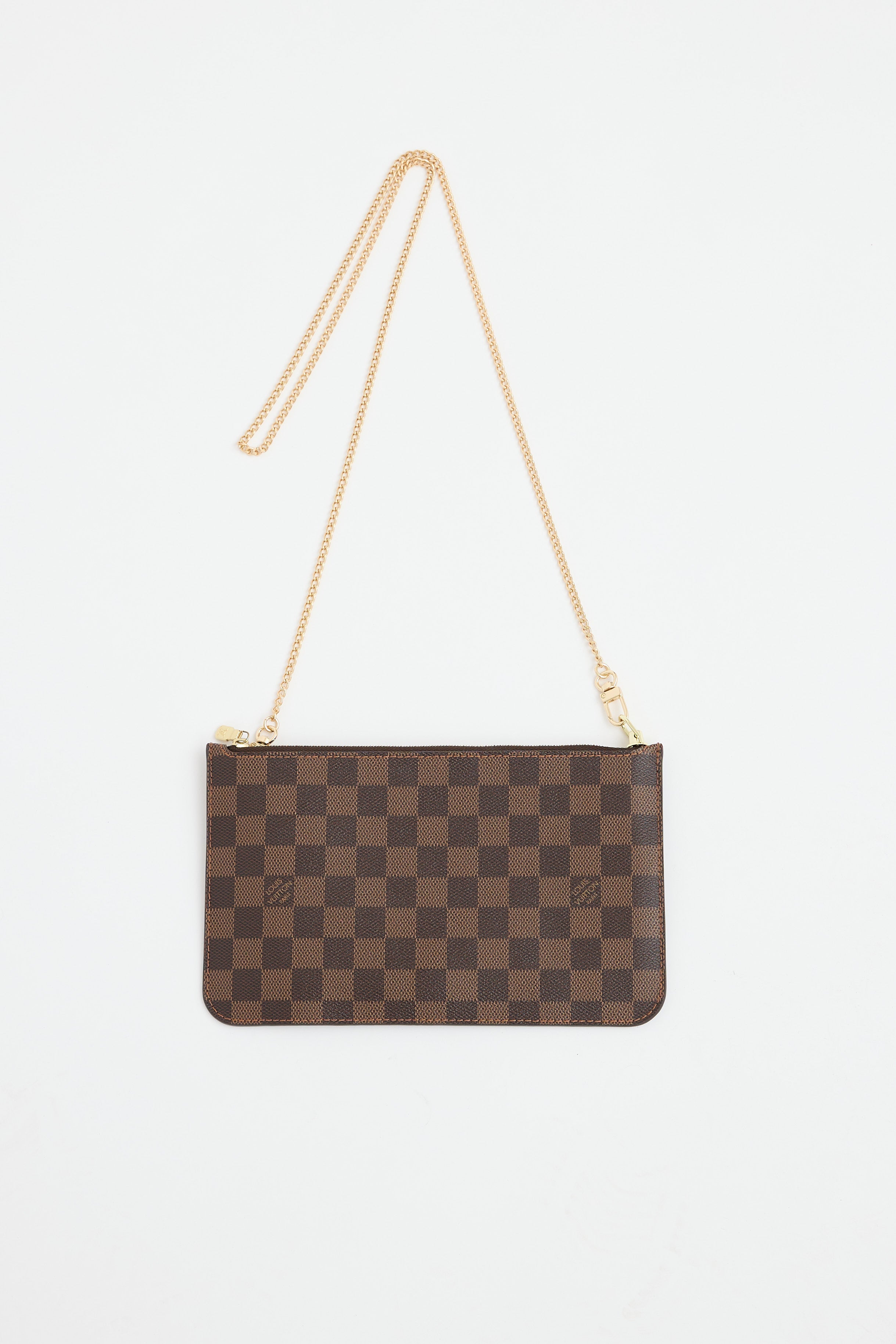 Louis Vuitton Damier Ebene Neverfull Pouch