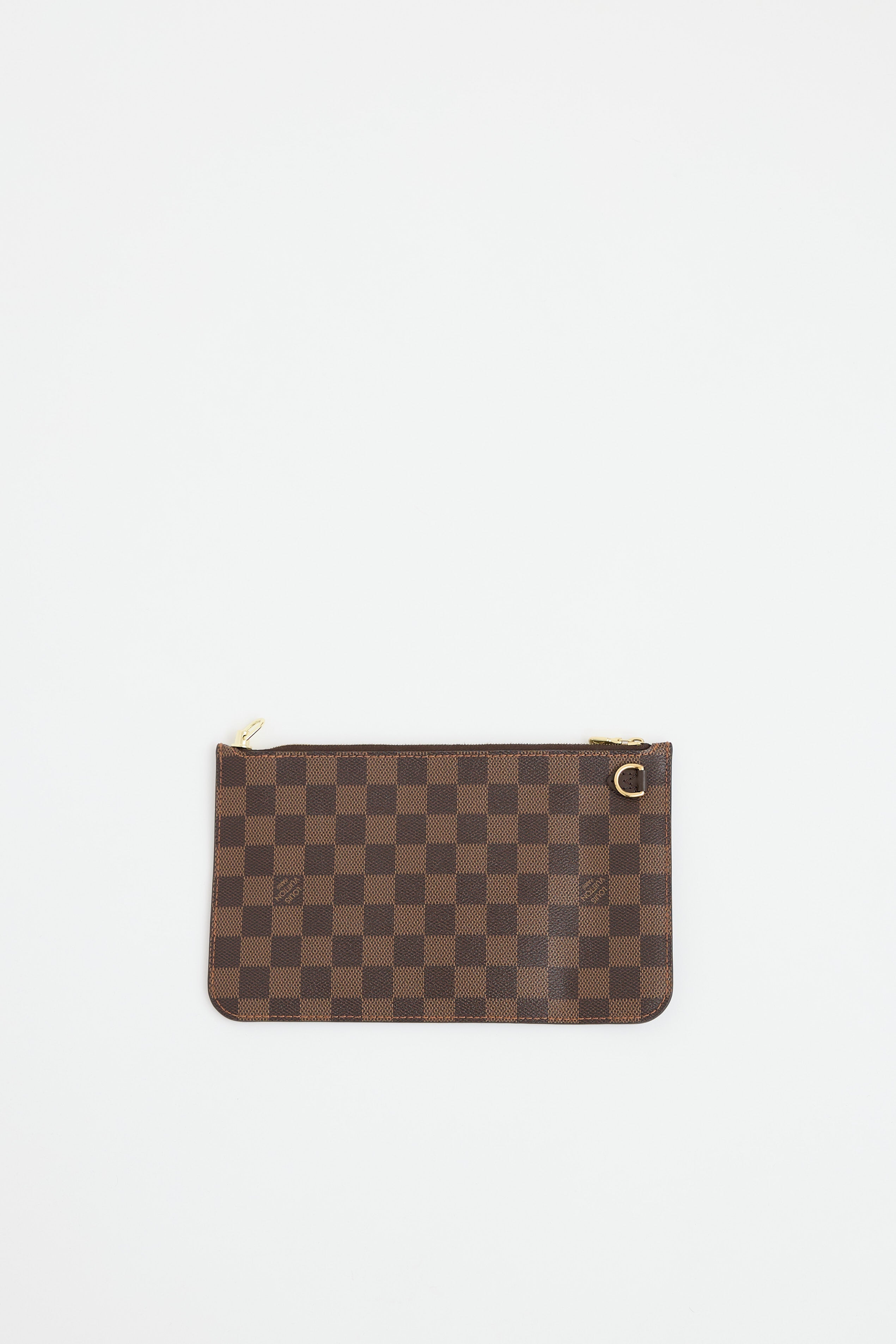 Louis Vuitton Damier Ebene Neverfull Pouch