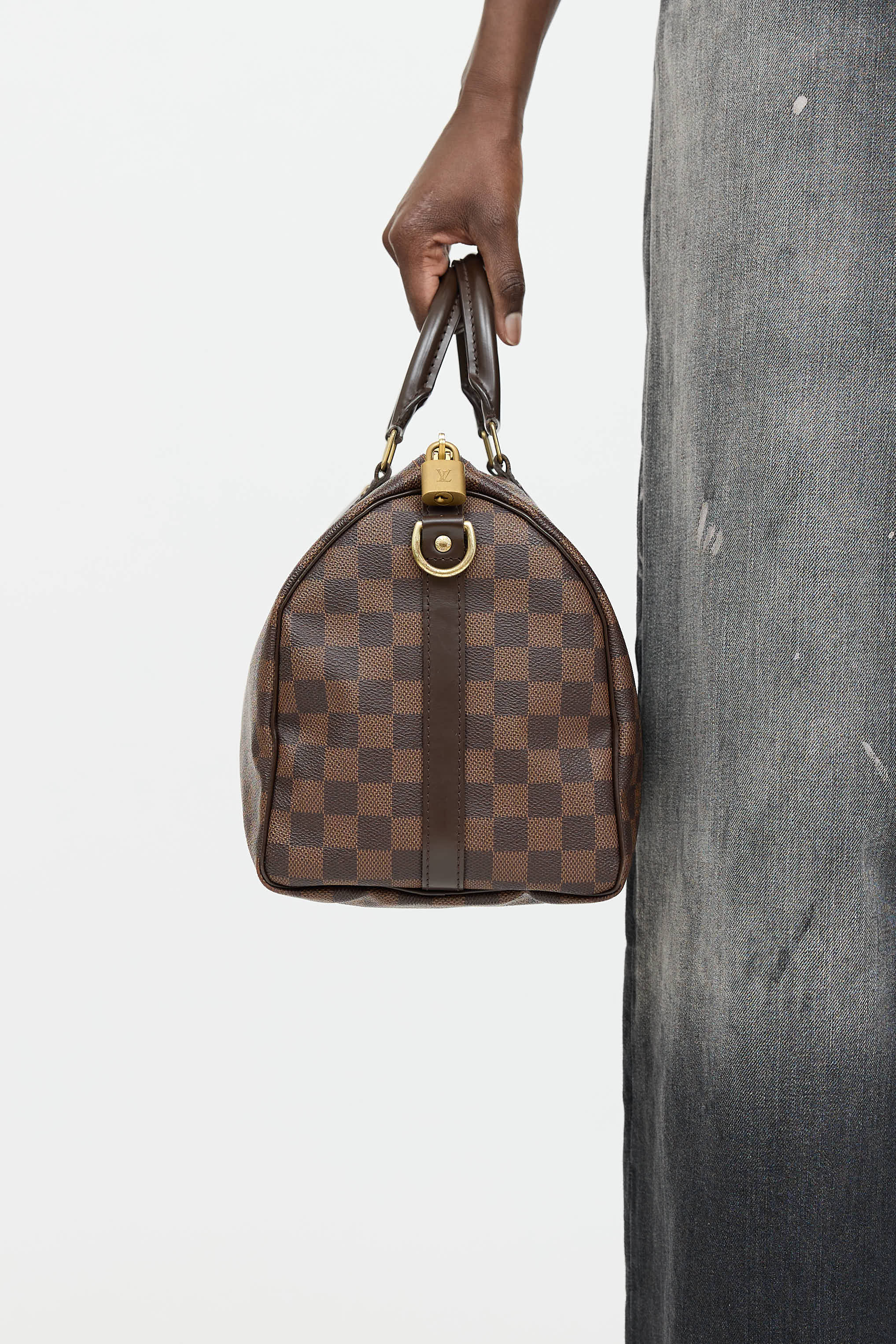 Louis Vuitton Damier Ebene Speedy 30 Bag