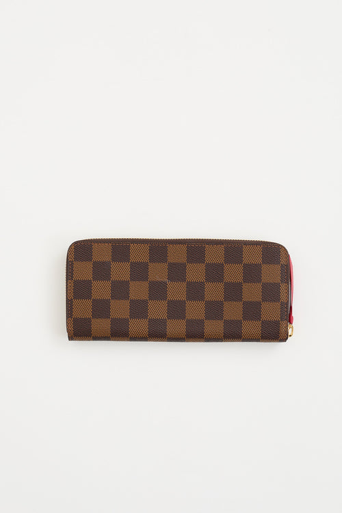 Louis Vuitton 2016 Damier Ebene Clemence Wallet