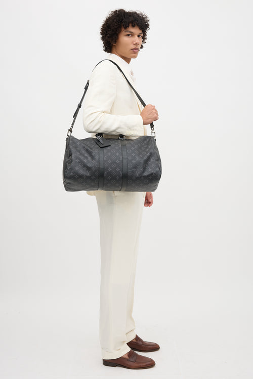 Louis Vuitton Eclipse Monogram Keepall 45 Bandoulière Bag