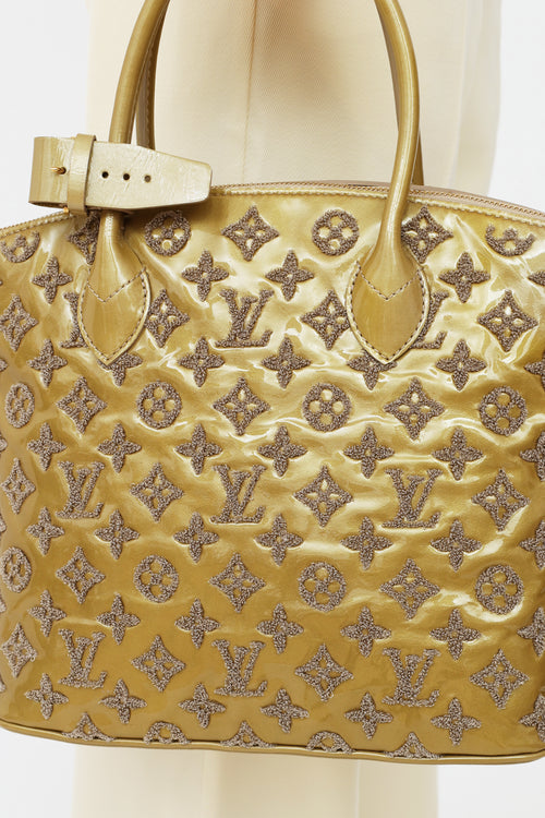Louis Vuitton Gris Fascination Lockit Bag