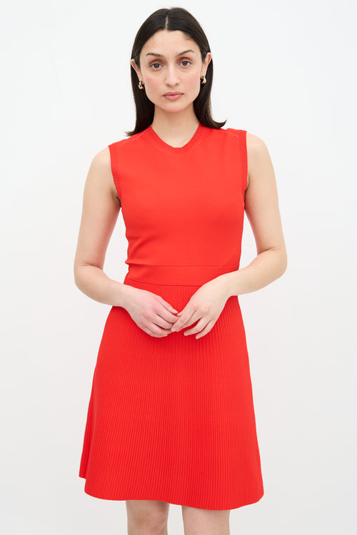 Louis Vuitton Red Knit Dress