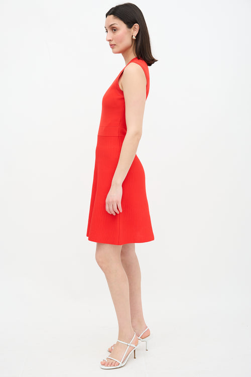 Louis Vuitton Red Knit Dress
