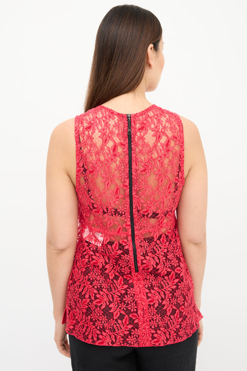 Louis Vuitton Lace Sleeveless Top
