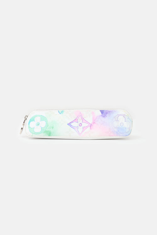 Louis Vuitton Leather Monogram Watercolour Elizabeth Pouch