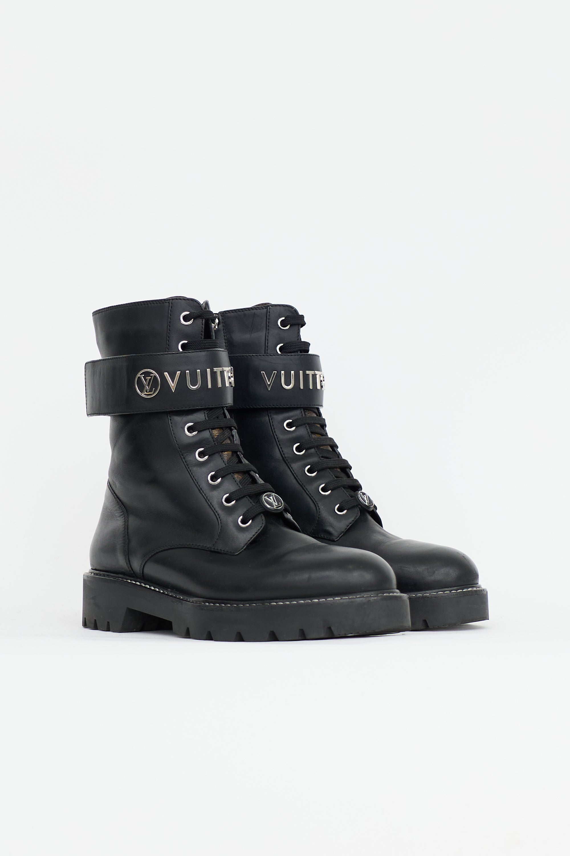 Louis Vuitton Leather Territory Ranger Boot