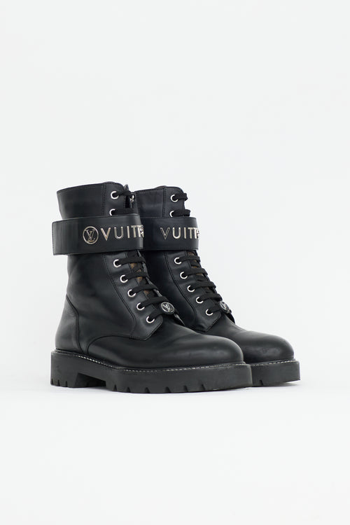 Louis Vuitton Leather Territory Ranger Boot