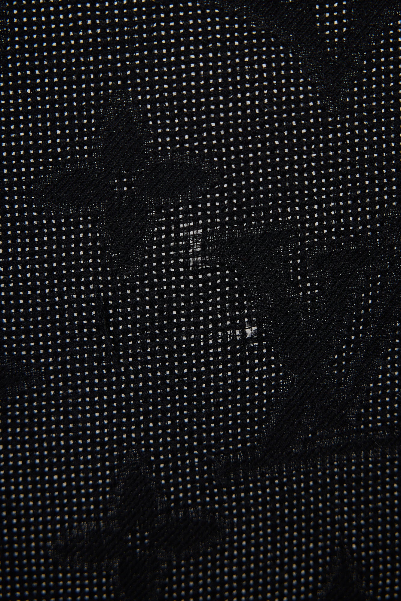 Louis Vuitton Wool & Silk Monogram Fringe Scarf