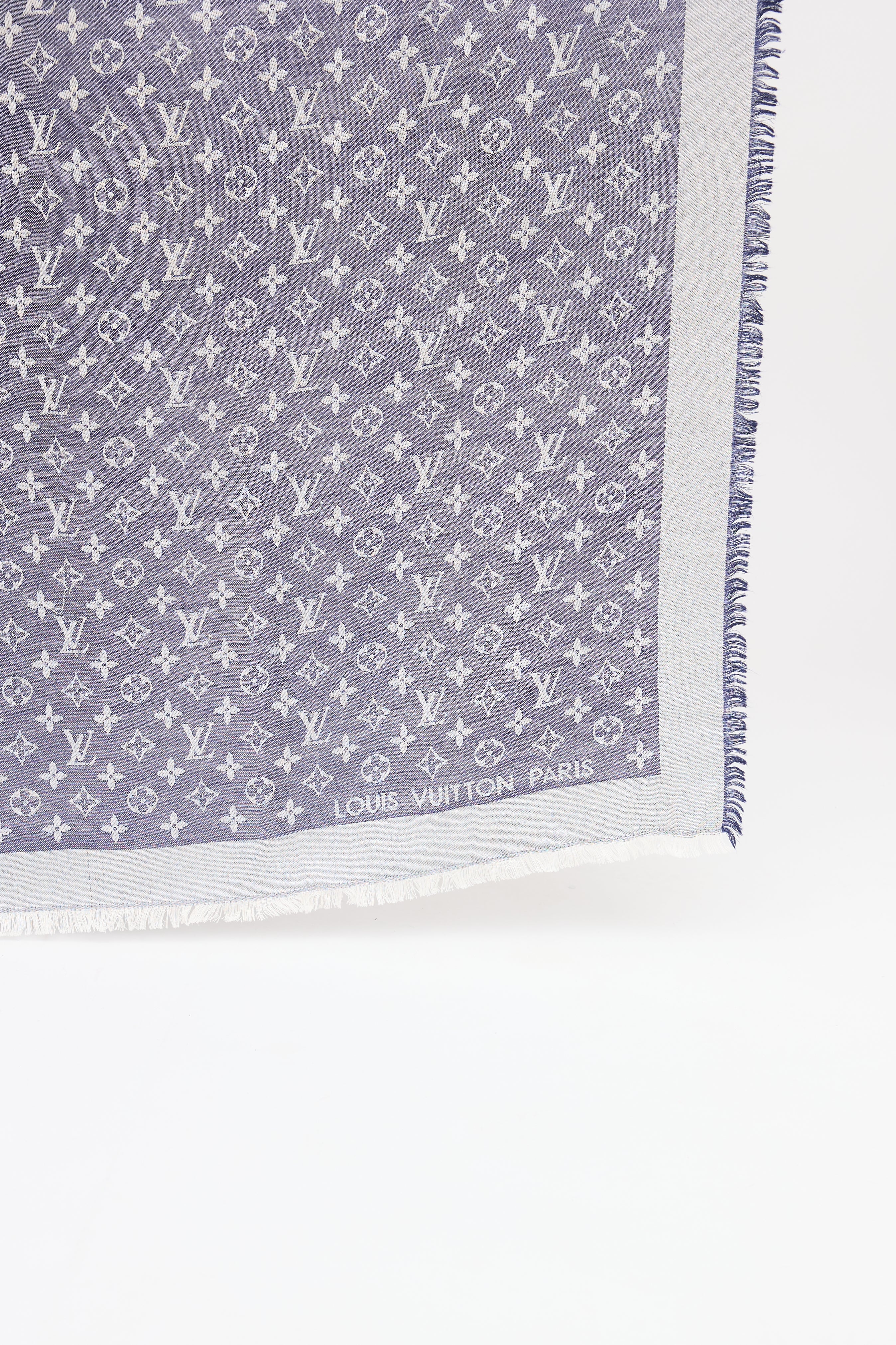 Louis Vuitton Monogram Frayed Scarf