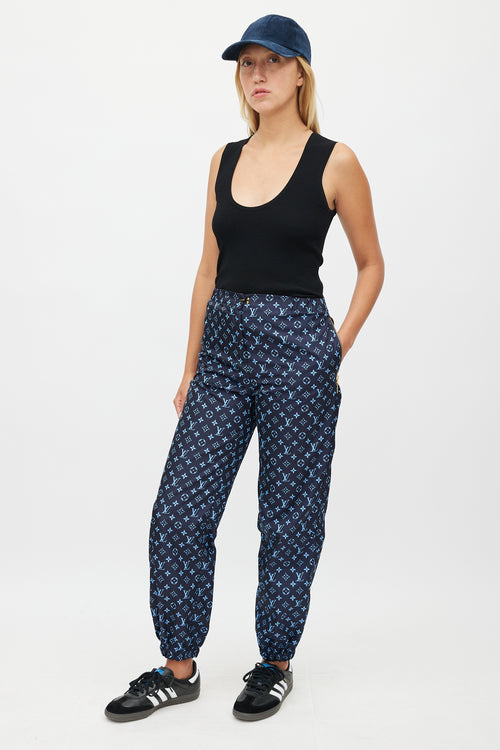 Louis Vuitton Navy & Blue Monogram Jogging Pant