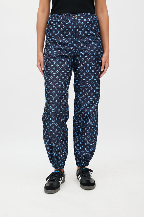 Louis Vuitton Navy & Blue Monogram Jogging Pant