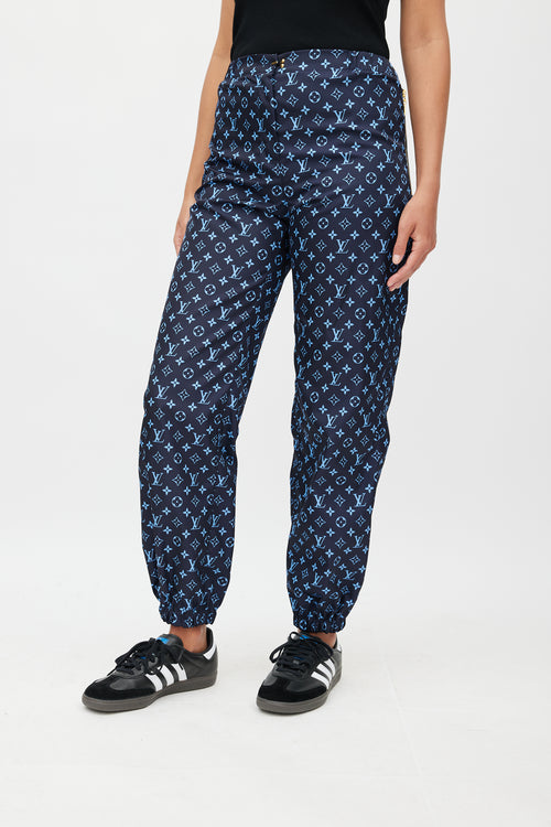 Louis Vuitton Navy & Blue Monogram Jogging Pant