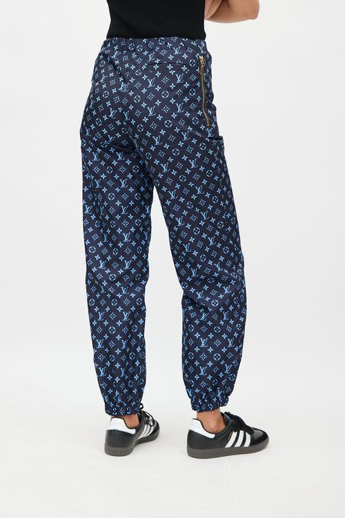 Louis Vuitton Navy & Blue Monogram Jogging Pant