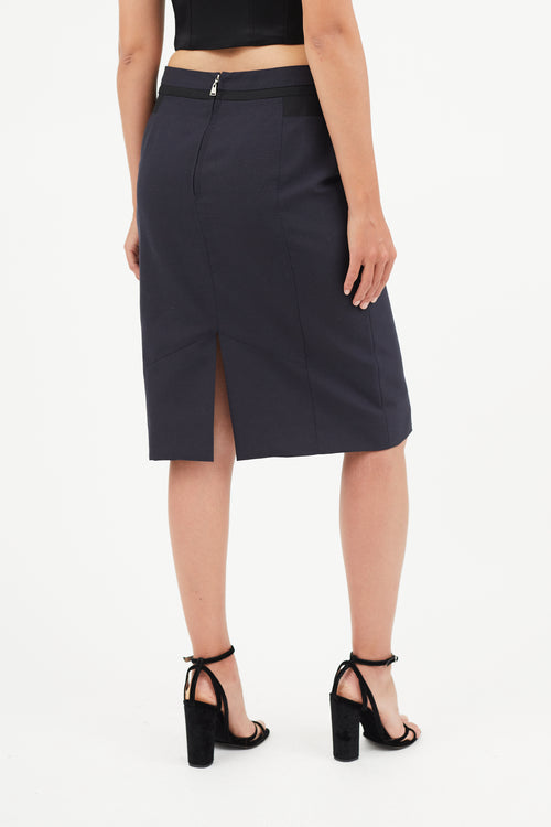 Louis Vuitton Navy & Black Wool Two Piece Suit
