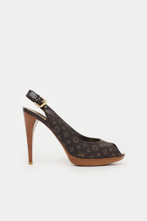 Louis Vuitton Platform Slingback Sandal