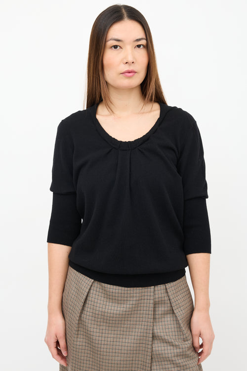 Louis Vuitton Pleated Chest  Sweater