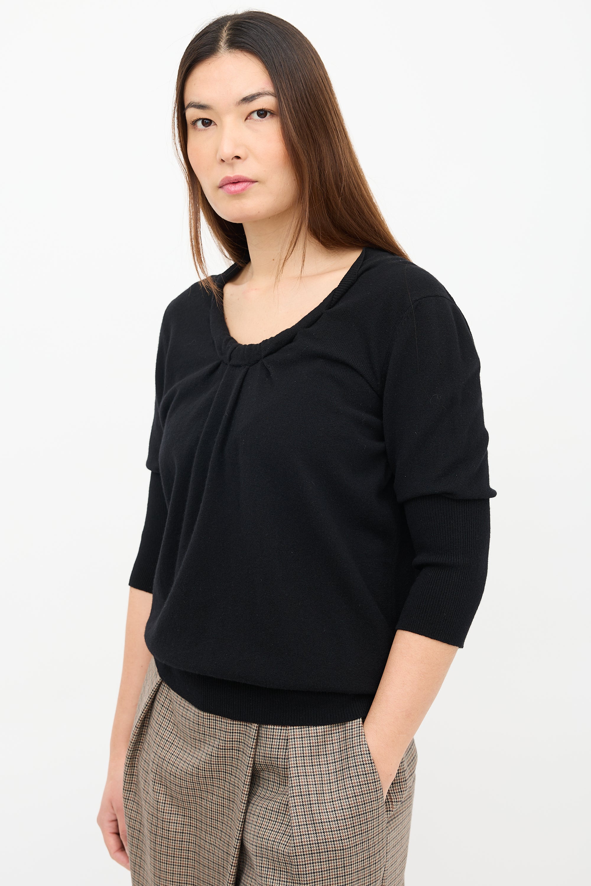 Louis Vuitton Pleated Chest  Sweater