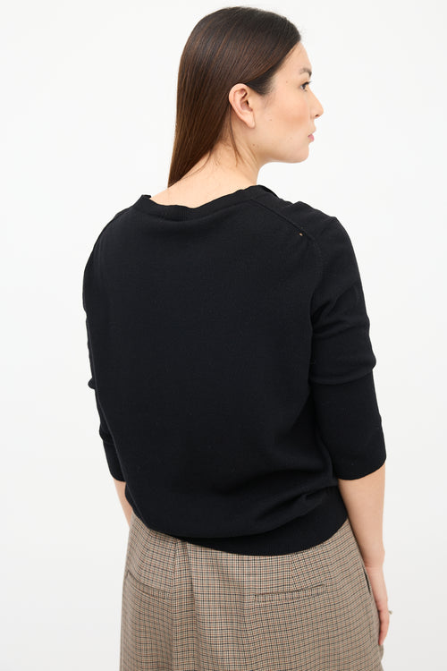 Louis Vuitton Pleated Chest  Sweater