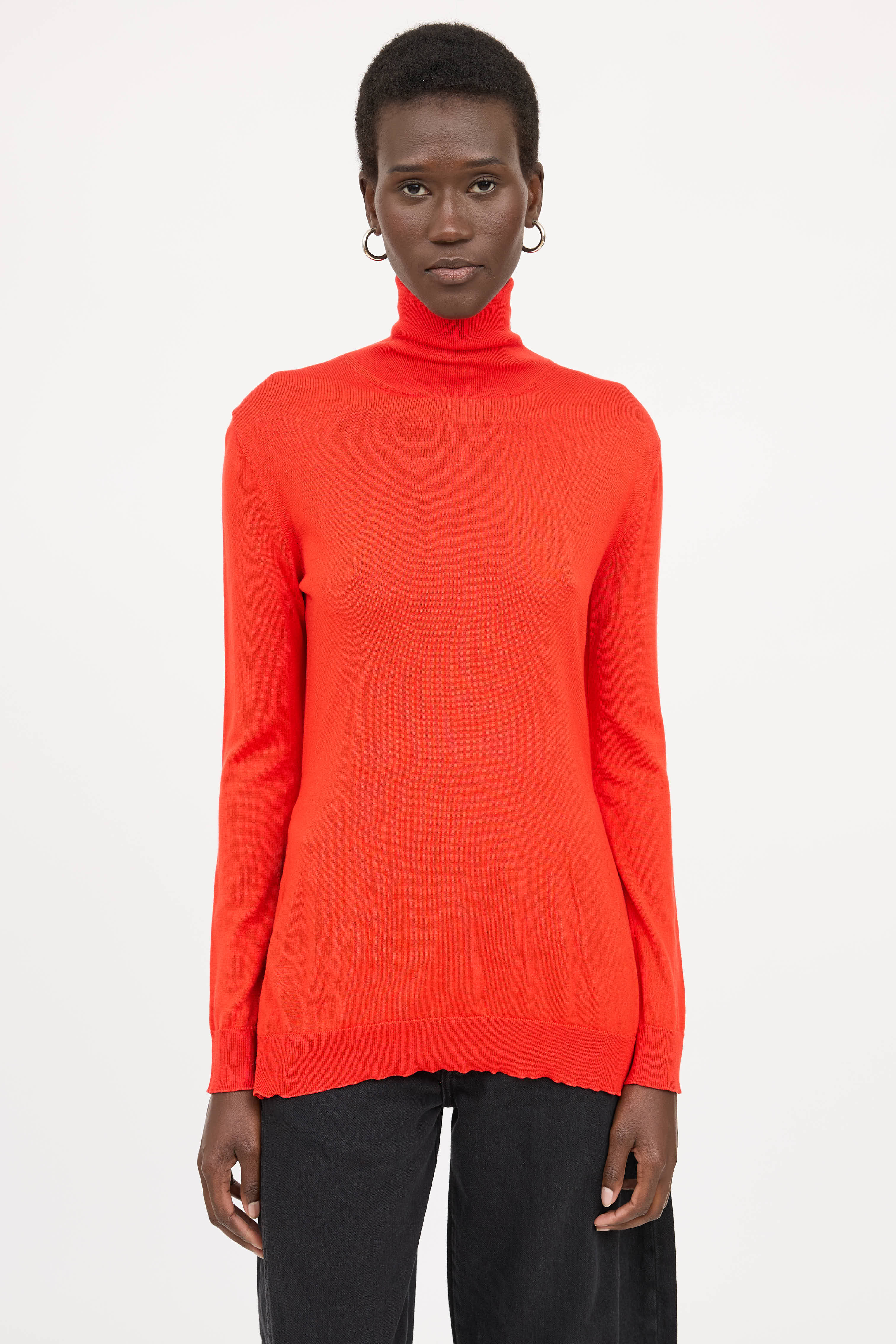 Louis Vuitton Wool Knit Zip Turtleneck