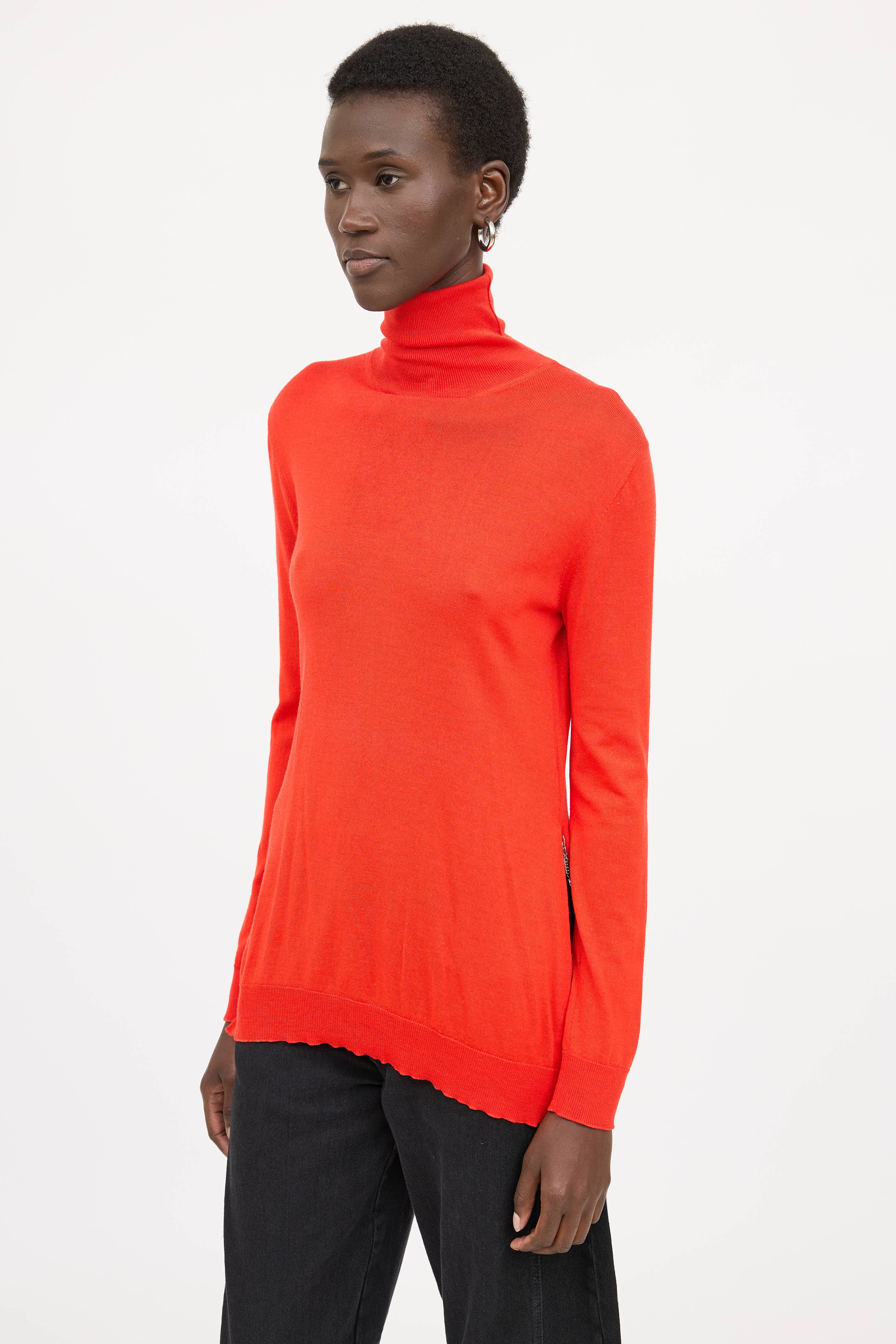 Louis Vuitton Wool Knit Zip Turtleneck