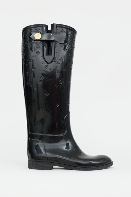 Louis Vuitton Rubber Monogram Rain Boot