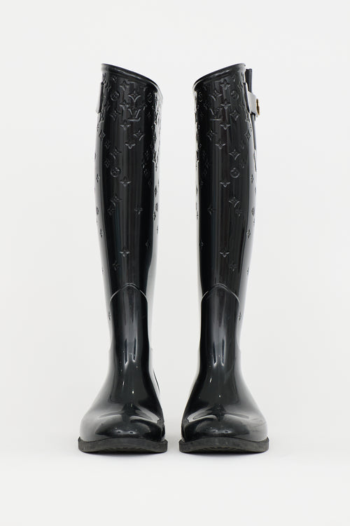 Louis Vuitton Rubber Monogram Rain Boot
