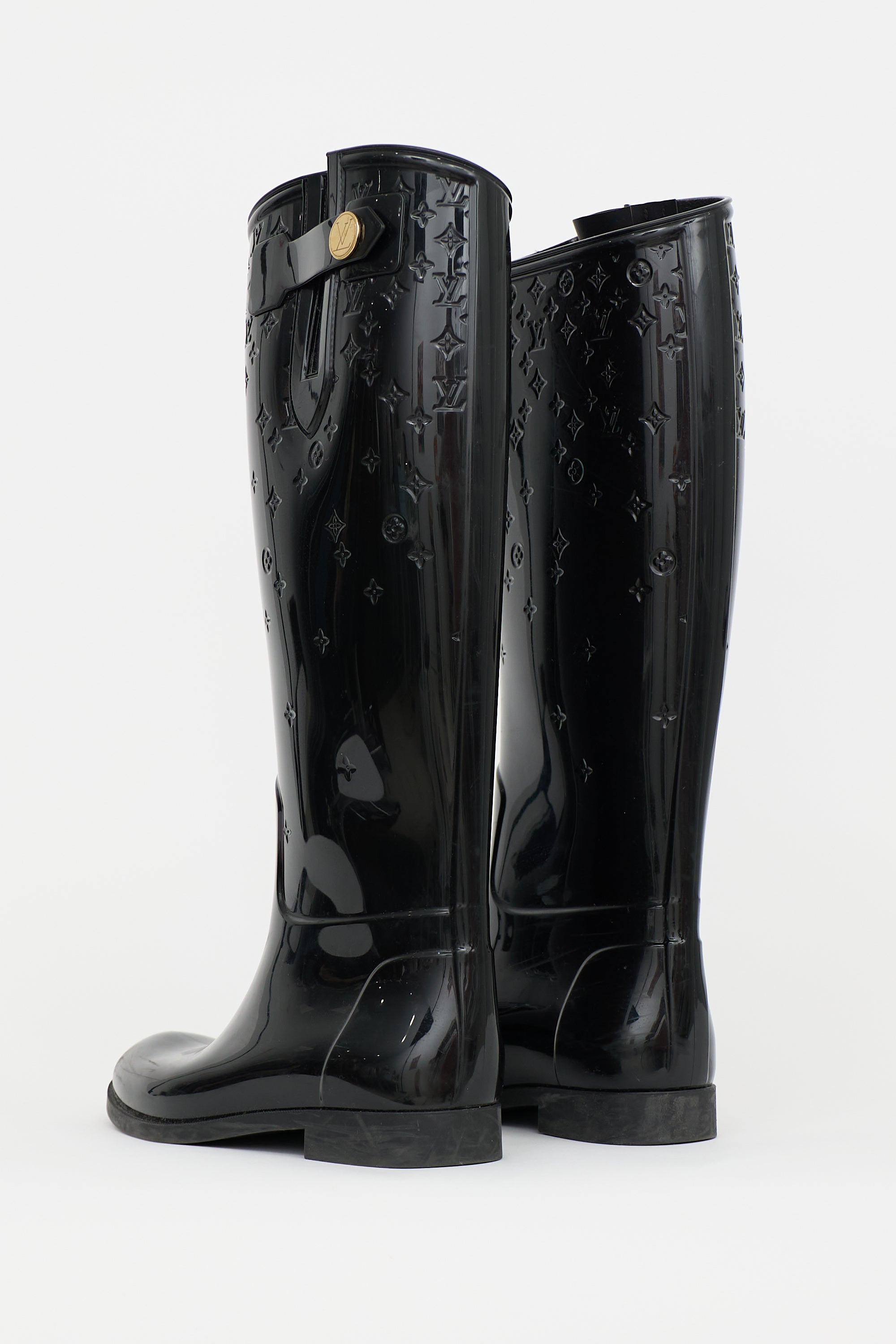 Louis Vuitton Rubber Monogram Rain Boot