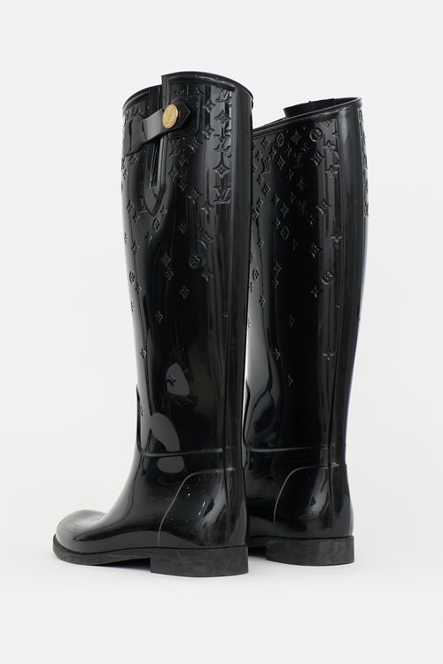 Louis Vuitton Rubber Monogram Rain Boot