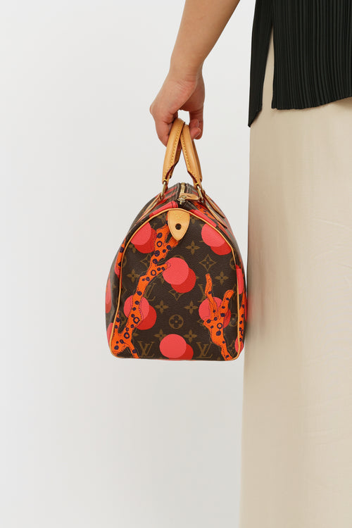 Louis Vuitton 2015 Brown & Multi Monogram Ramages Speedy 30 Bag