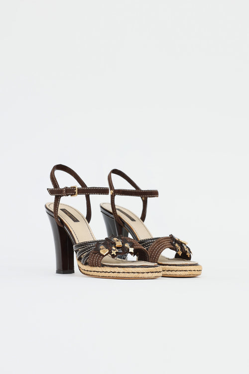 Louis VuittonCharm Espadrille Sandal