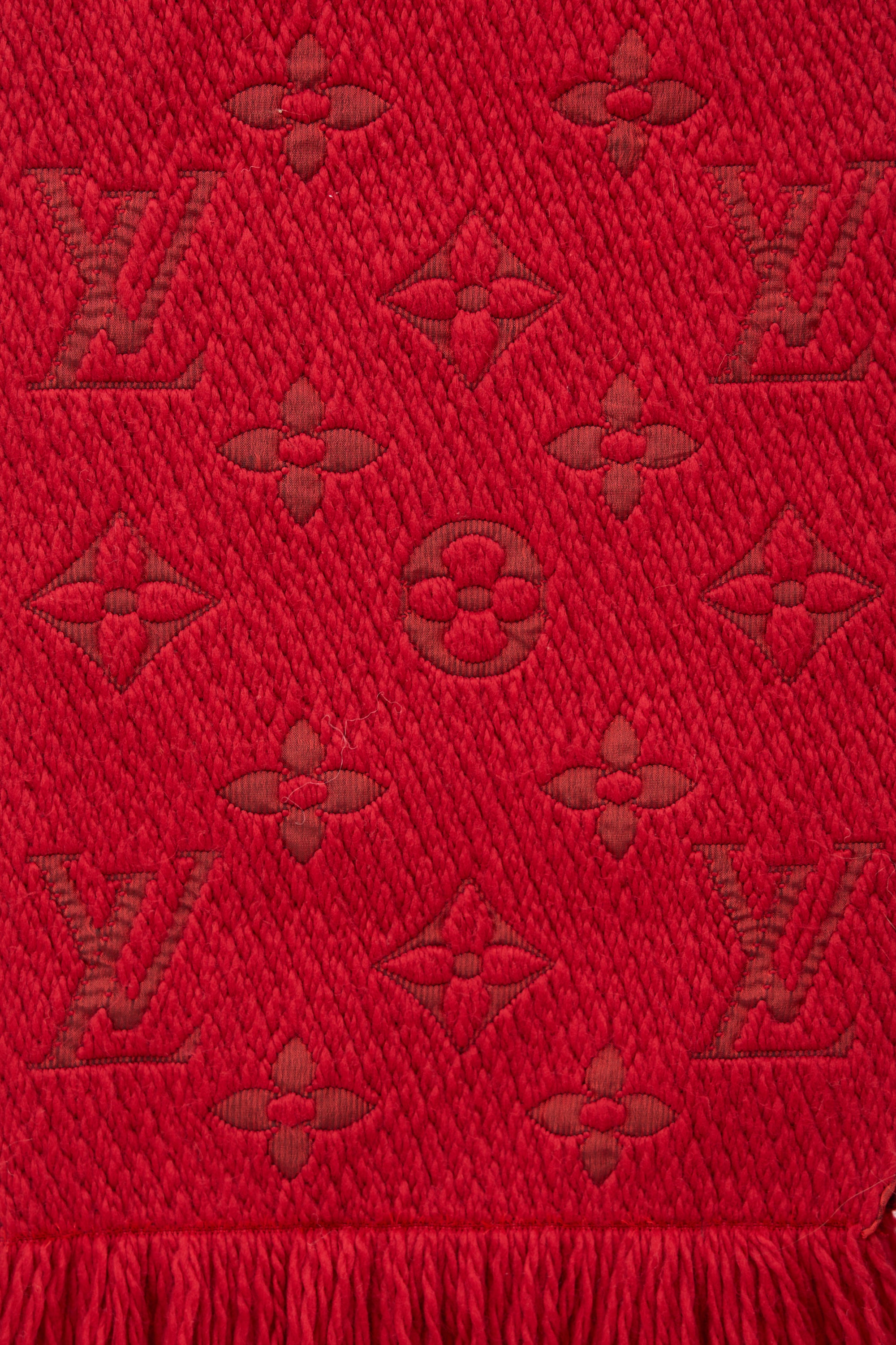 Louis Vuitton Wool Logomania Scarf
