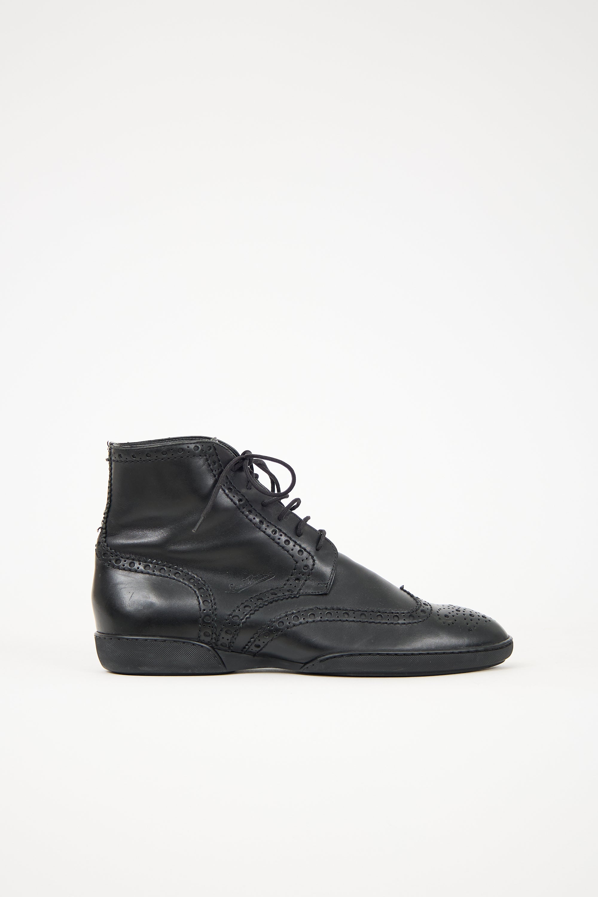 Louis Vuitton Leather Brogue Boot