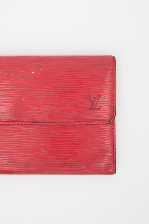 Louis Vuitton 1992 Epi Leather Trifold Wallet