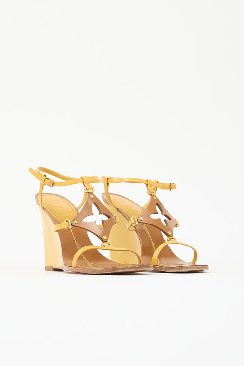 Louis Vuitton 2006 Patent Capricieuse Sandal
