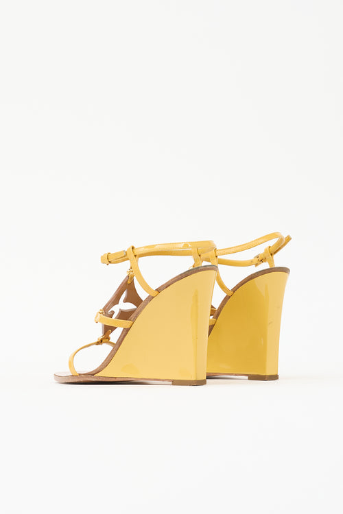 Louis Vuitton 2006 Patent Capricieuse Sandal