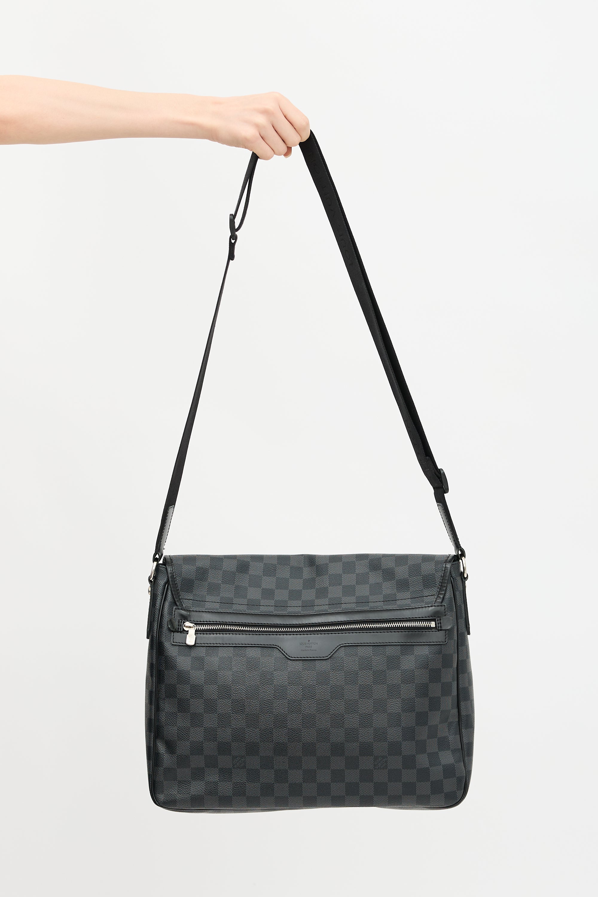Louis Vuitton 2008 Damier Graphite Daniel MM Messenger Bag