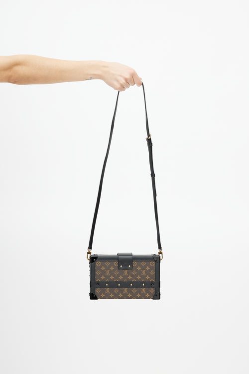 Louis Vuitton 2017 Brown Monogram Petite Malle Bag