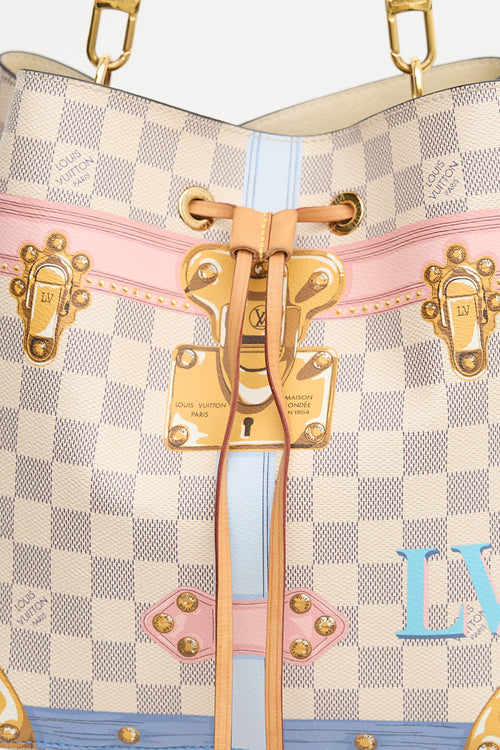 Louis Vuitton 2018 Damier Summer Trunks NéoNoé MM Bag