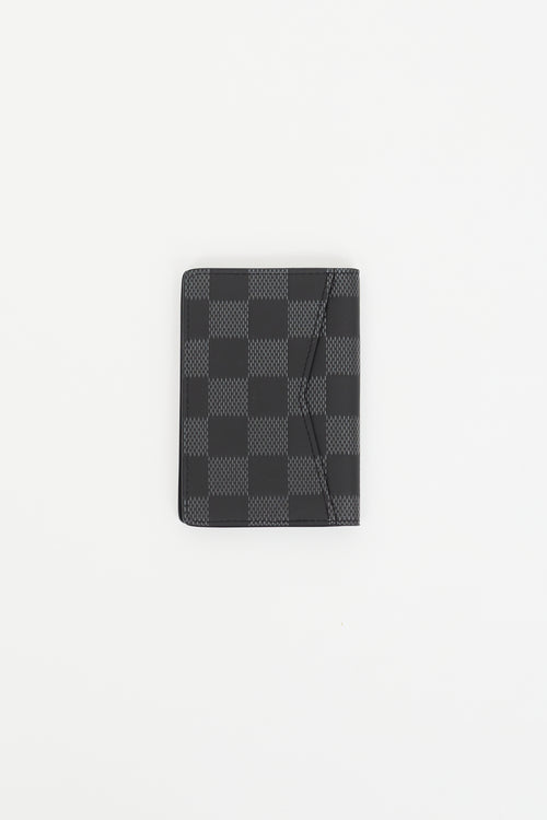 Louis Vuitton Black & Grey Damier Graphite Pocket Organizer