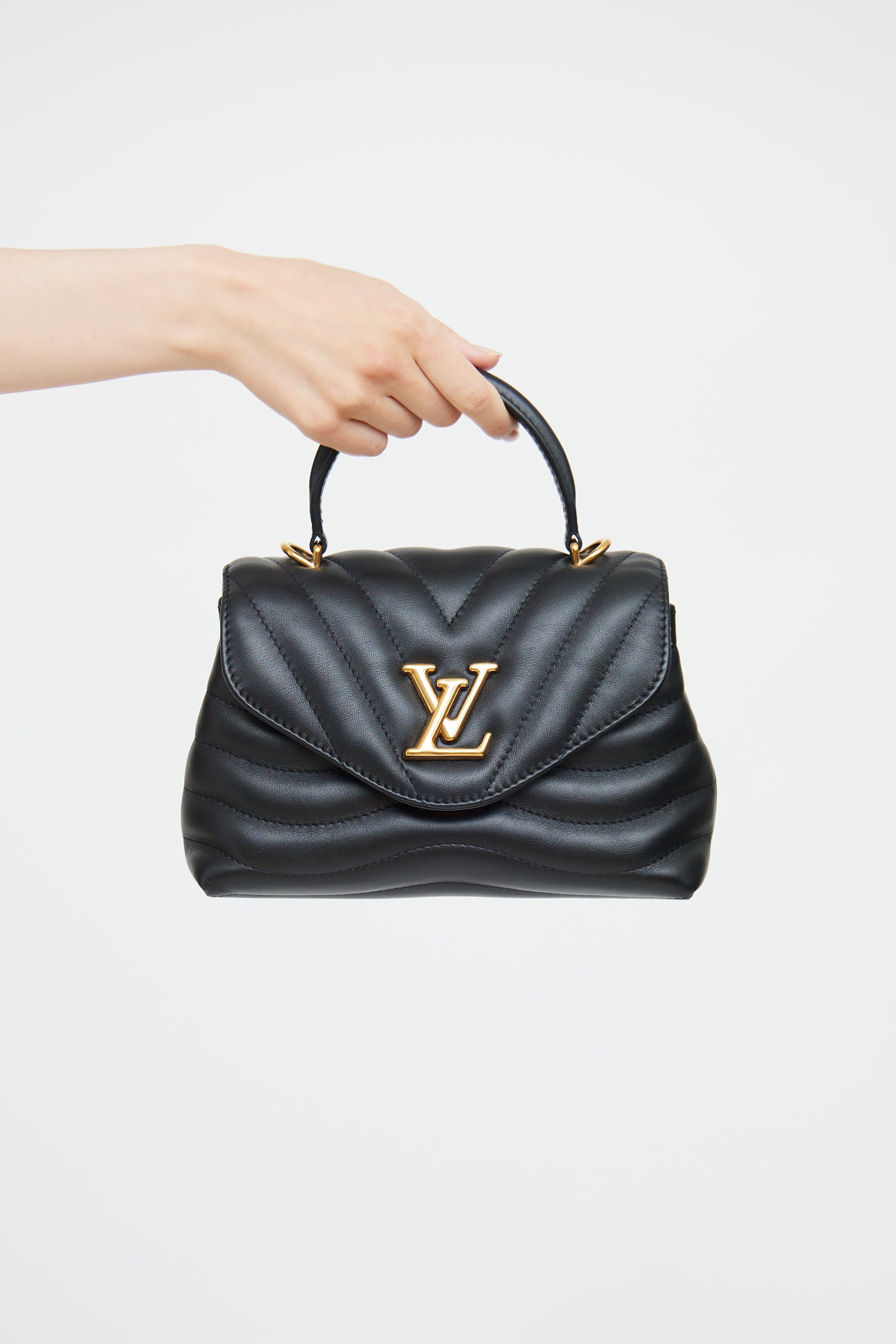Louis Vuitton Black Hold Me New Wave Bag