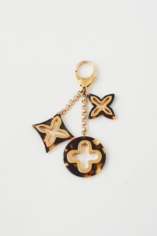 Louis Vuitton Brown & Gold Resin Insolence Bag Charm