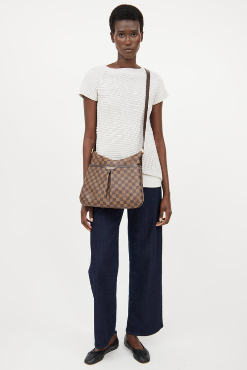Brown Damier Ebene Bloomsbury Bag