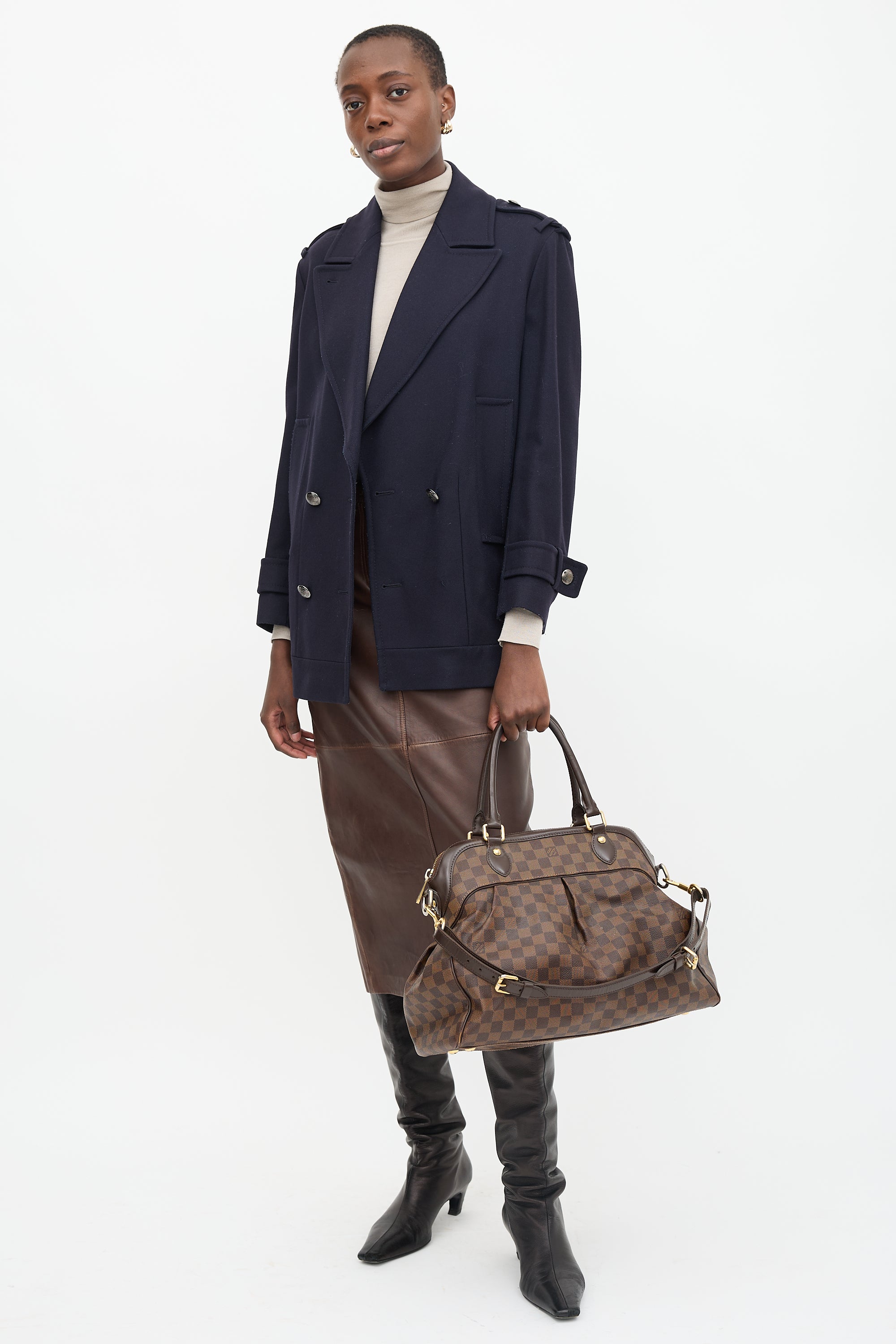 Louis Vuitton Damier Ebene Trevi PM Bag