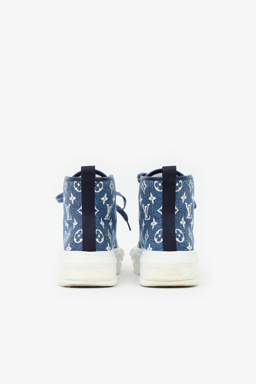 Louis Vuitton Denim Squad Monogram Boot