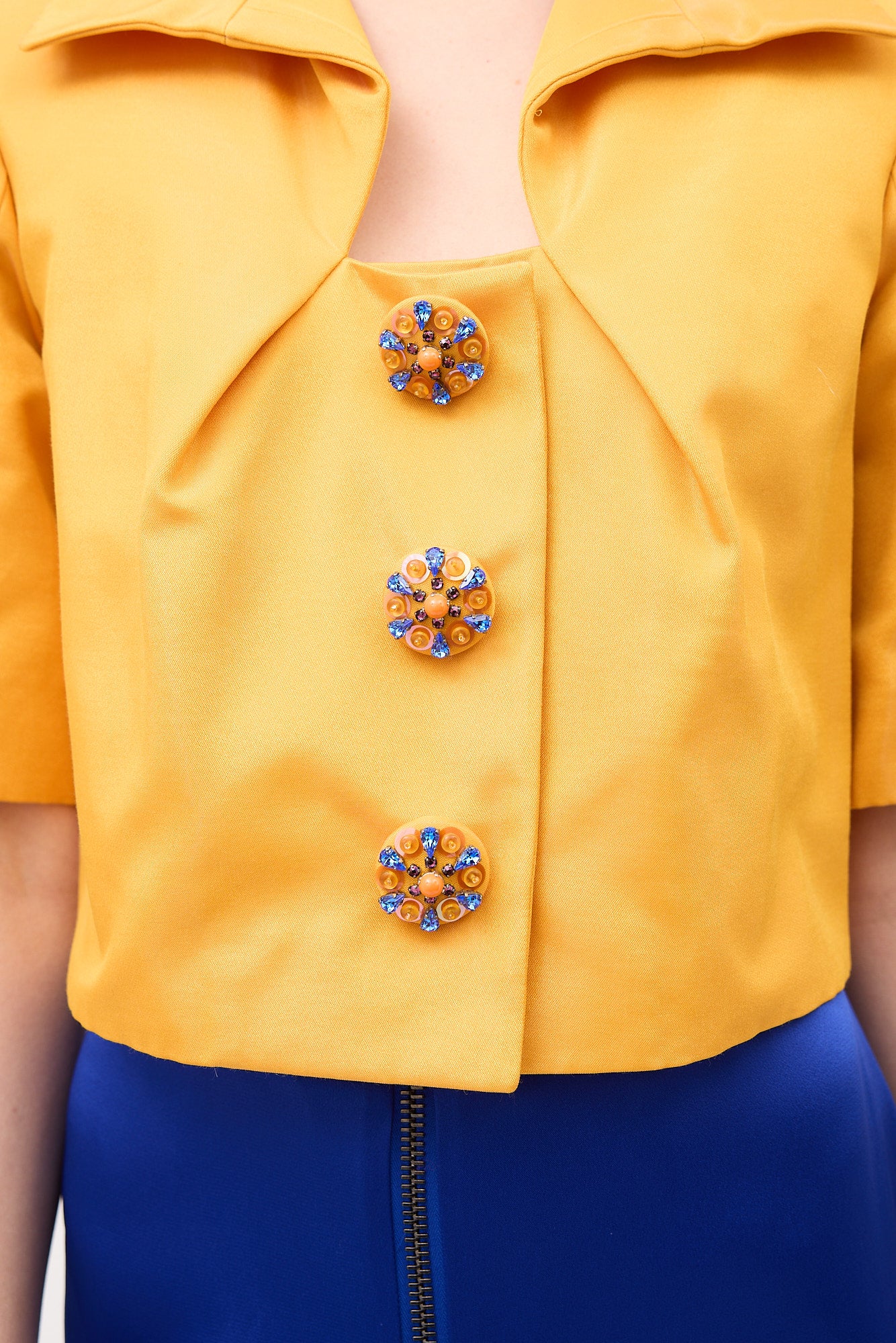 Louis Vuitton Embellished Cropped Blazer